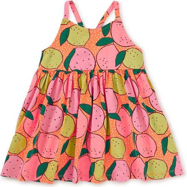 Racerback Twirl Dress, Dotty Citrus - Dresses - 2