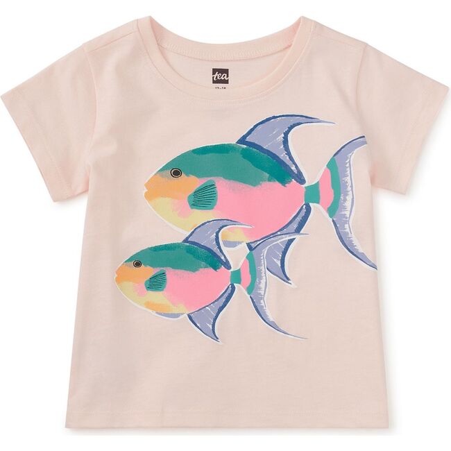 Queen Trigger Fish Graphic Tee, Creole Pink - T-Shirts - 2