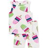 Summer Nights Tank Pajama Set, Popsicles - Pajamas - 2