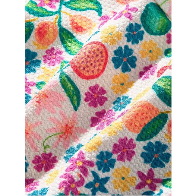 Ruffle Two-Piece Swim Set, Tropical Fruit Floral - Two Pieces - 3