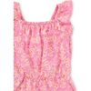 Ruffle Strap Romper, Orchid Abundance - Rompers - 2