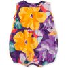 Peek-a-Boo Back Baby Romper, Large Tropical Floral - Rompers - 1 - thumbnail