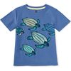 Leatherback Turtles Graphic Te, Blue Yarrow - T-Shirts - 1 - thumbnail