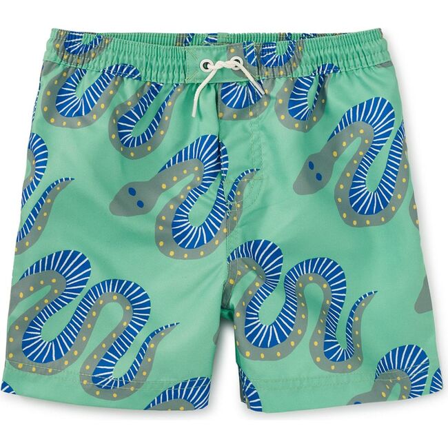 Mid-Length Swim Trunks, Squiggle Snakes