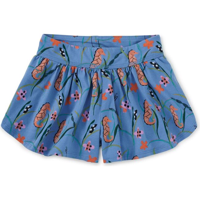 Sporty Petal Shorts, Seahorse Botanical