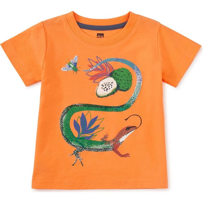 Lizard Lunch Graphic Tee, Sunburst - T-Shirts - 2