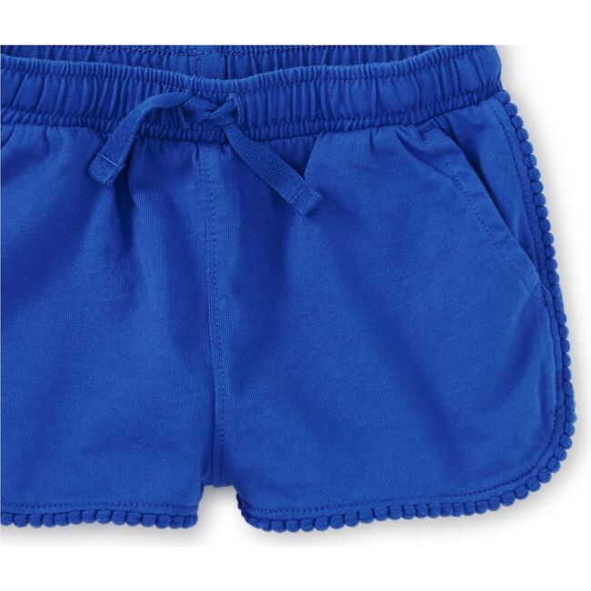 Pom-Pom Gym Shorts, Majorelle Blue - Shorts - 4