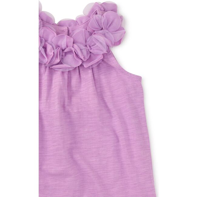 Blooming Lily Shift Dress, Sheer Lilac - Dresses - 2