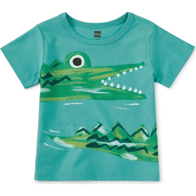 Baby Caiman Graphic Tee, Patina