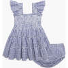The Tiny Ellie Nap Dress, Navy Gingham - Dresses - 2