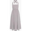 The Fleur Midi Dress, Chocolate Gingham - Dresses - 1 - thumbnail