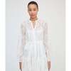 The Yara Mini Dress, White Patchwork Organza - Dresses - 3
