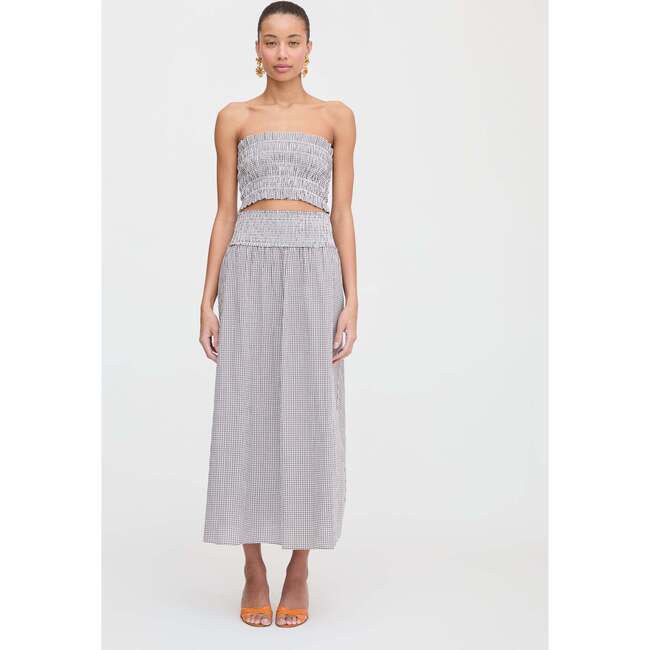 The June Nap Top, Chocolate Gingham - Tank Tops - 2