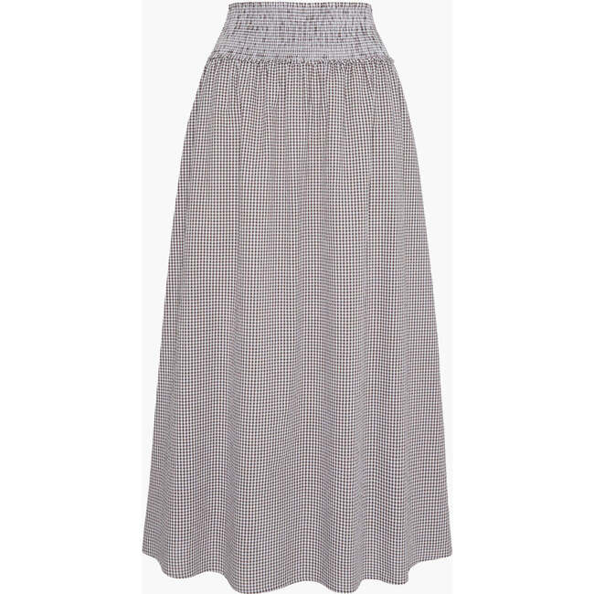 The Delphine Nap Skirt, Chocolate Gingham