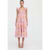 The Ellie Nap Dress, Pink Floral Block Stripe - Dresses - 2
