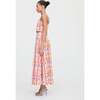 The Kate Midi Skirt, Pink Floral Block Stripe - Skirts - 3