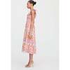 The Ellie Nap Dress, Pink Floral Block Stripe - Dresses - 3
