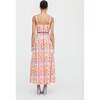 The Kate Midi Skirt, Pink Floral Block Stripe - Skirts - 4