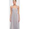 The Fleur Midi Dress, Chocolate Gingham - Dresses - 5