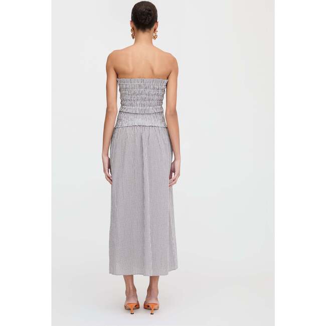 The Delphine Nap Skirt, Chocolate Gingham - Skirts - 4