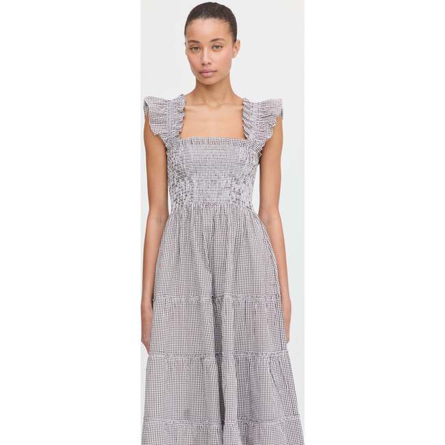 The Ellie Nap Dress, Chocolate Gingham - Dresses - 5