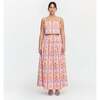 The Kate Midi Skirt, Pink Floral Block Stripe - Skirts - 6