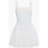 The Azalea Mini Nap Dress, White Trellis Broderie - Dresses - 1 - thumbnail