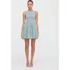 The Cosima Mini Nap Dress, Green Stripe - Dresses - 2