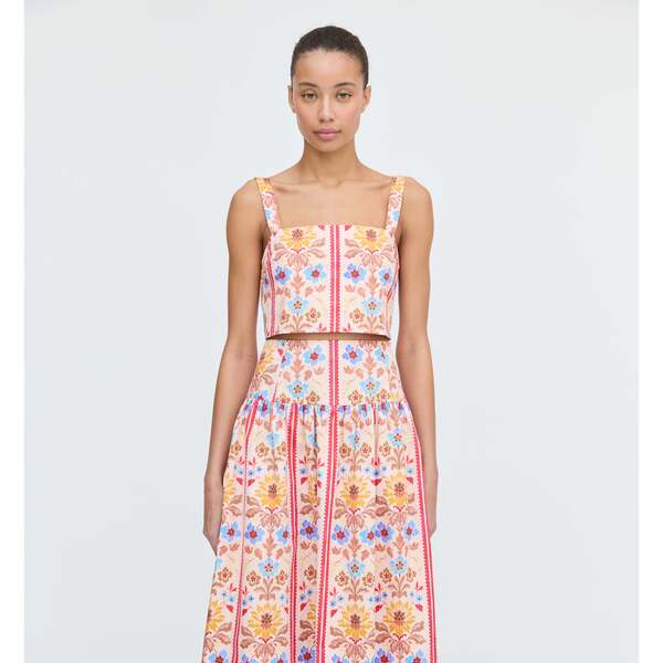 ロンパース・カバーオール 80 house on the hill Flower Stripe ロンパース・カバーオール 80 house on the hill Flower Stripe