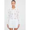 The Audrey Shorts, White Trellis Broderie - Shorts - 4