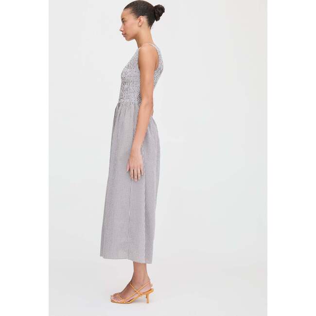The Cosima Nap Dress, Chocolate Gingham - Dresses - 3