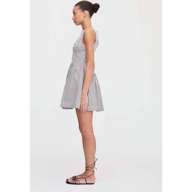 The Cosima Mini Nap Dress, Chocolate Gingham - Dresses - 4