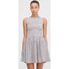 The Cosima Mini Nap Dress, Chocolate Gingham - Dresses - 6