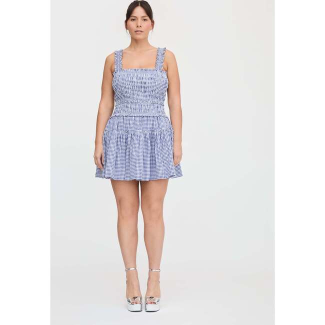The Azalea Mini Nap Dress, Navy Gingham - Dresses - 6