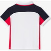 Boy's Polo Shirt White/Red - Polo Shirts - 3