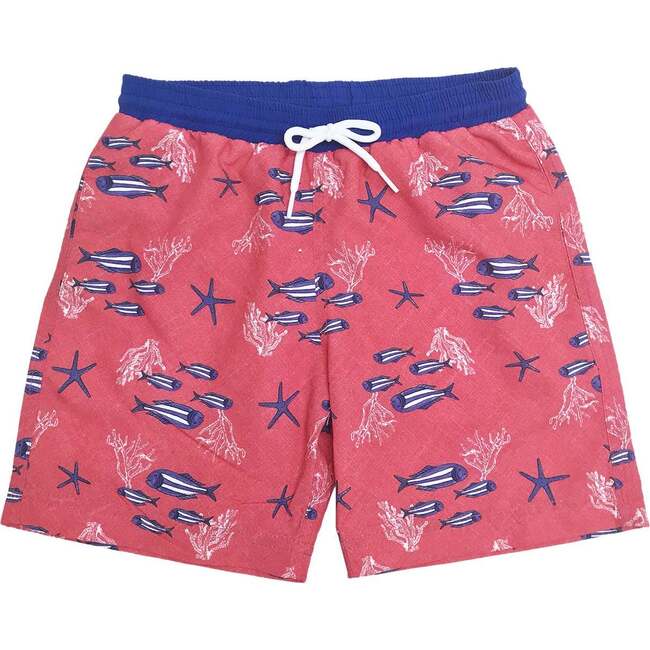 Kids' Underwater Life Quick-Dry Swim Trunks