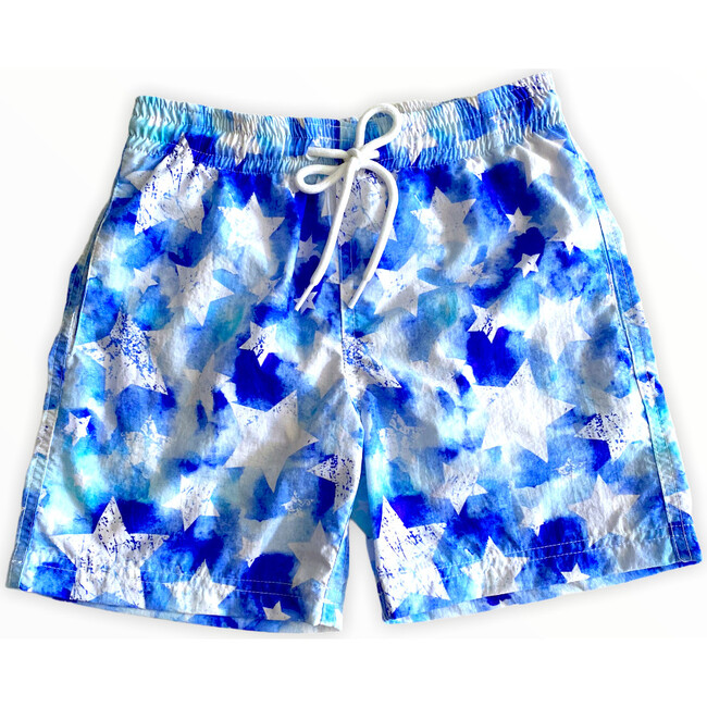 Kids' Star Print Quick-Dry Swim Trunks