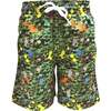 Kids' Camouflage Print Long Quick-Dry Swim Trunks - Swim Trunks - 1 - thumbnail