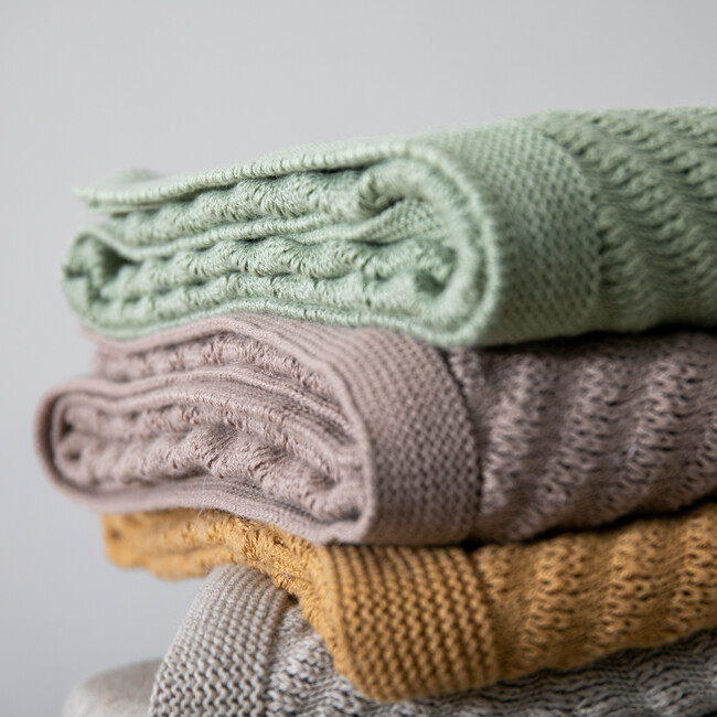 Panache, Linen sand Mel - Blankets - 3