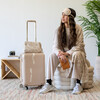 Leopard print, Linen/natural mel - Blankets - 3