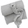 Honey Bee, Lt Grey - Blankets - 1 - thumbnail