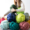Knot, Forest Green - Decorative Pillows - 6