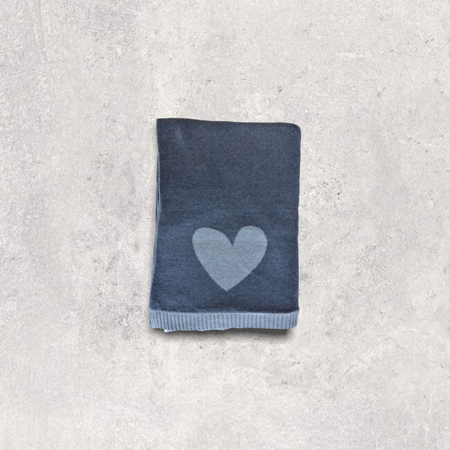 Hearts Reversible, Dk grey mel/light grey mel - Blankets - 4