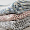 Elegant, Pale Pink/Natural - Blankets - 4