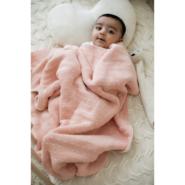 Dainty Dots, Peach - Blankets - 3