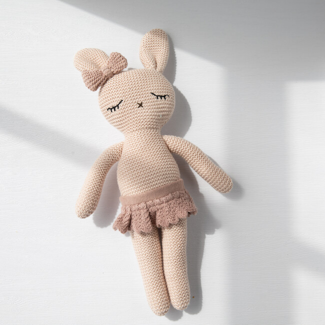 Bunny Tutu And Bow, Fawn - Dolls - 2