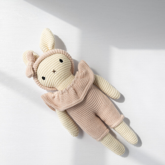 Bunny Head Band Jumpsuit, Shell - Dolls - 2