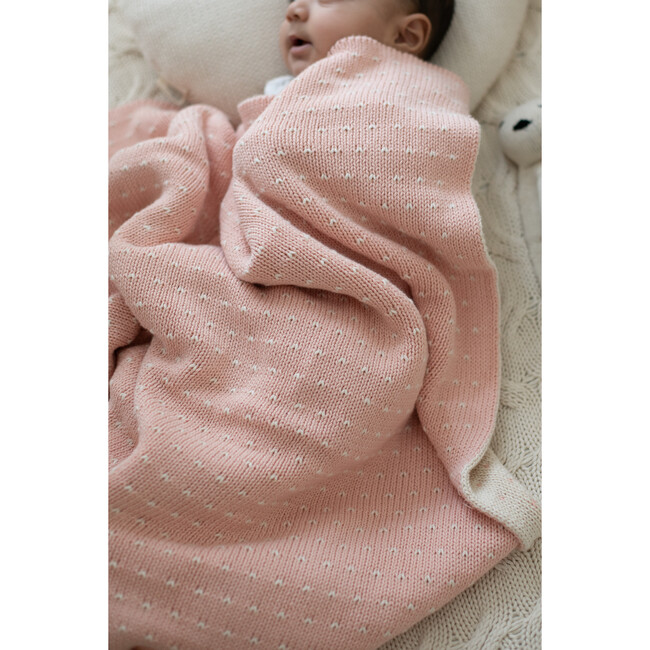 Dainty Dots, Peach - Blankets - 4