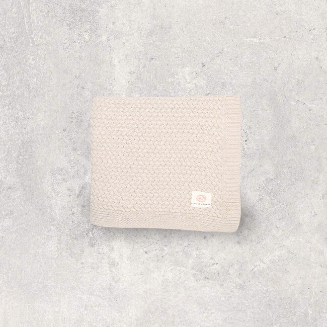 Criss Cross, Linen Sand Mel - Blankets - 7
