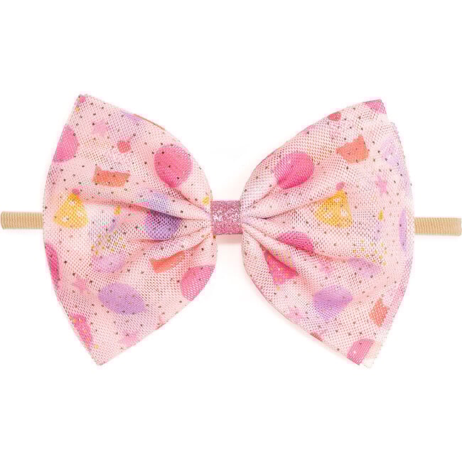 Birthday Party Tulle Bow Baby Headband, Multi